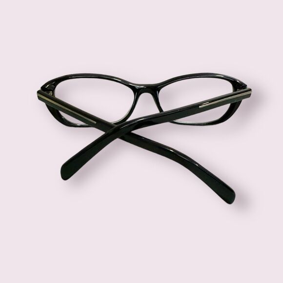 FENDI F977 238 Eyeglasses Frame Italy Full Rim Rectangular Black‎ - Picture 4 of 6